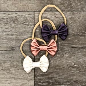 Baby headband bows (3-pack) for all ages